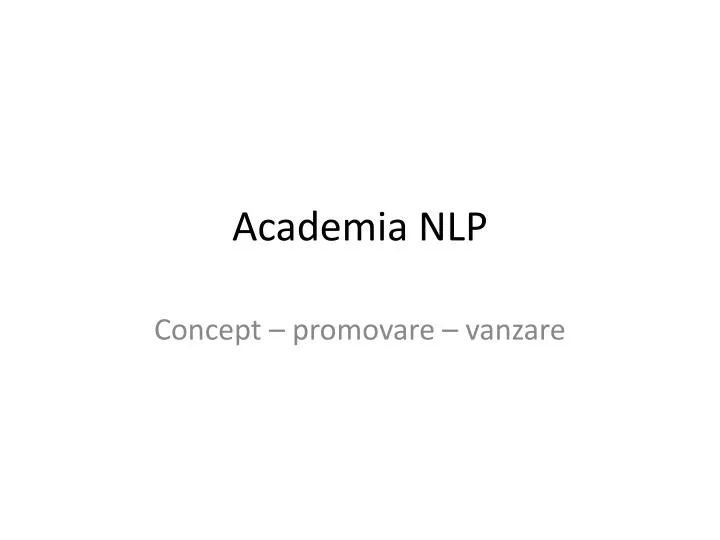 academia nlp