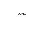 ODMG - slide 1