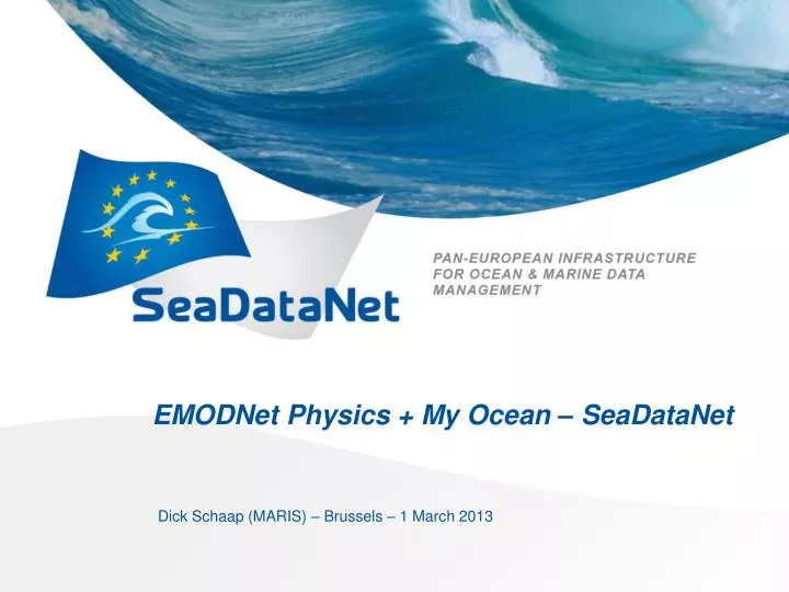 emodnet physics my ocean seadatanet