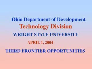Ohio Department of Development Technology Division