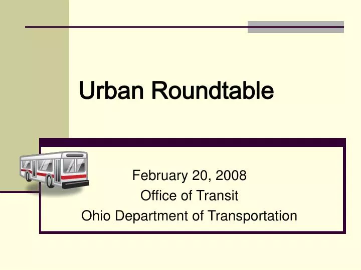 urban roundtable