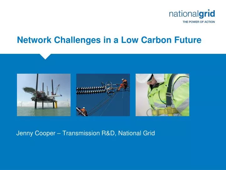 network challenges in a low carbon future