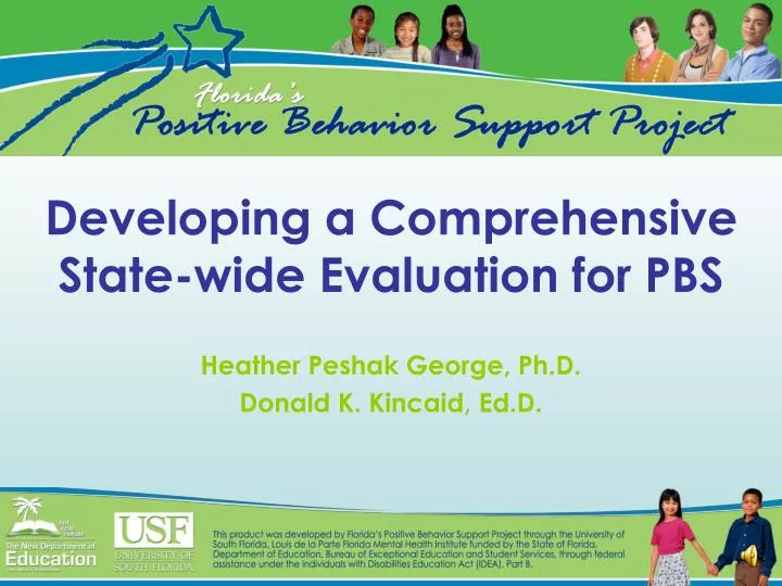 developing a comprehensive state wide evaluation for pbs