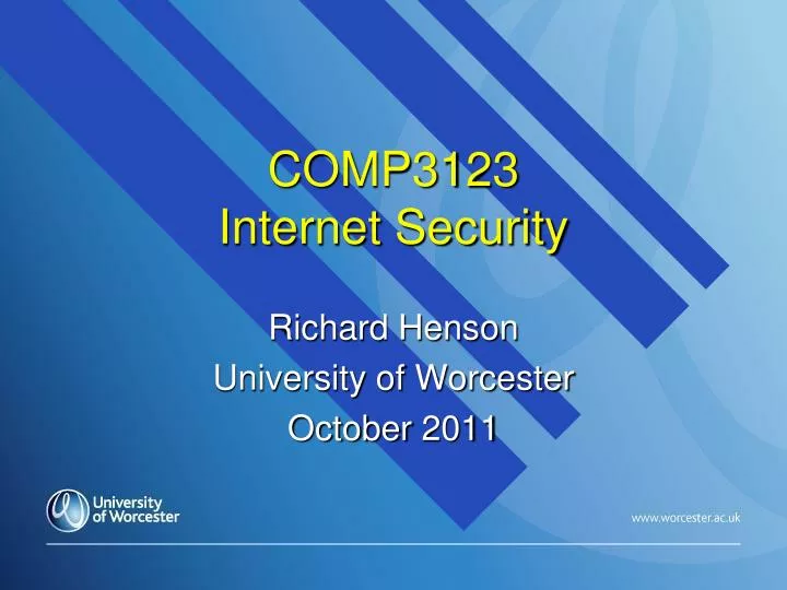 comp3123 internet security