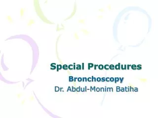 Special Procedures