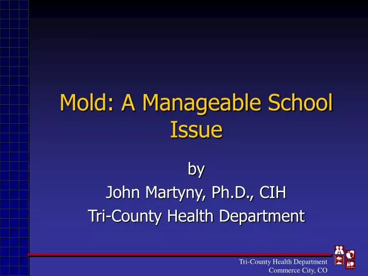 mold a manageable school issue