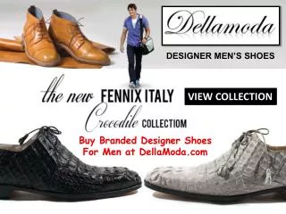 Buy Branded Designer Shoes For Men at DellaModa.com