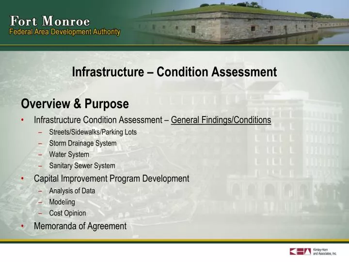 infrastructure condition assessment
