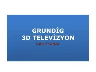 grund g 3d telev zyon