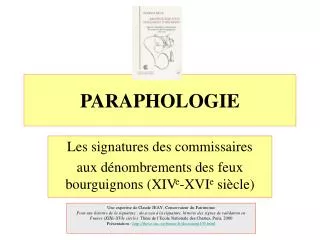 paraphologie