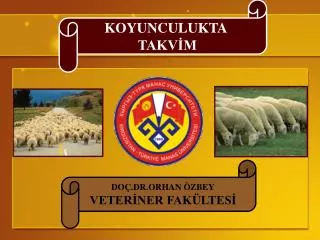 KOYUNCULUKTA TAKVİM