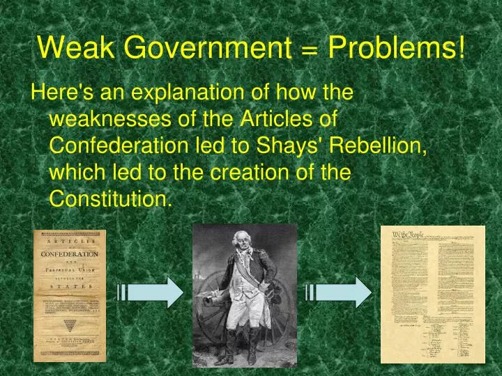 weak government problems