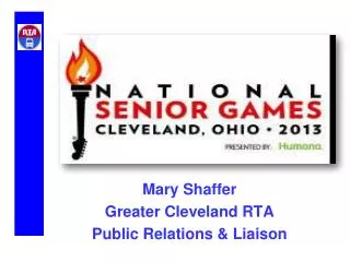 Mary Shaffer Greater Cleveland RTA Public Relations &amp; Liaison