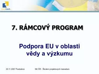 7 r mcov program