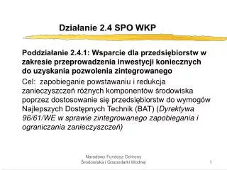 dzia anie 2 4 spo wkp