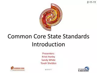 Common Core State Standards Introduction