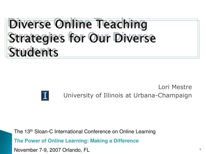 diverse online teaching strategies for our diverse students