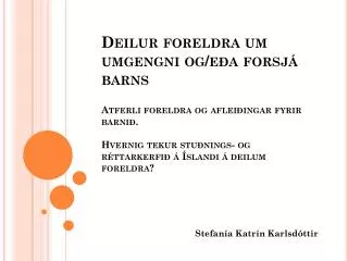 stefan a katr n karlsd ttir