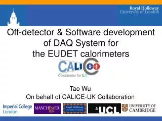 Off-detector &amp; Software development of DAQ System for the EUDET calorimeters