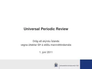 universal periodic review