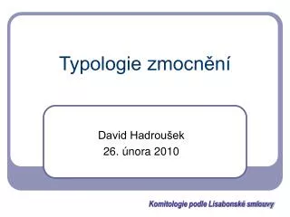 typologie zmocn n