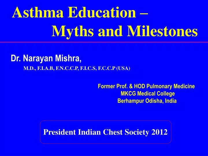 asthma education myths and milestones
