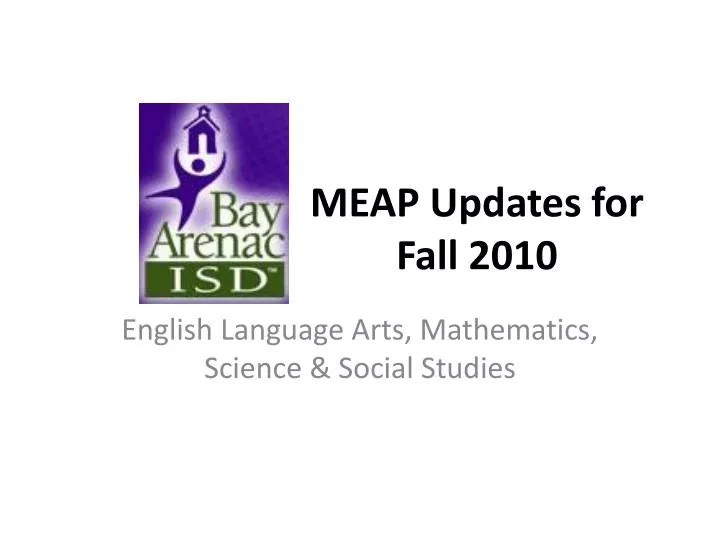 meap updates for fall 2010