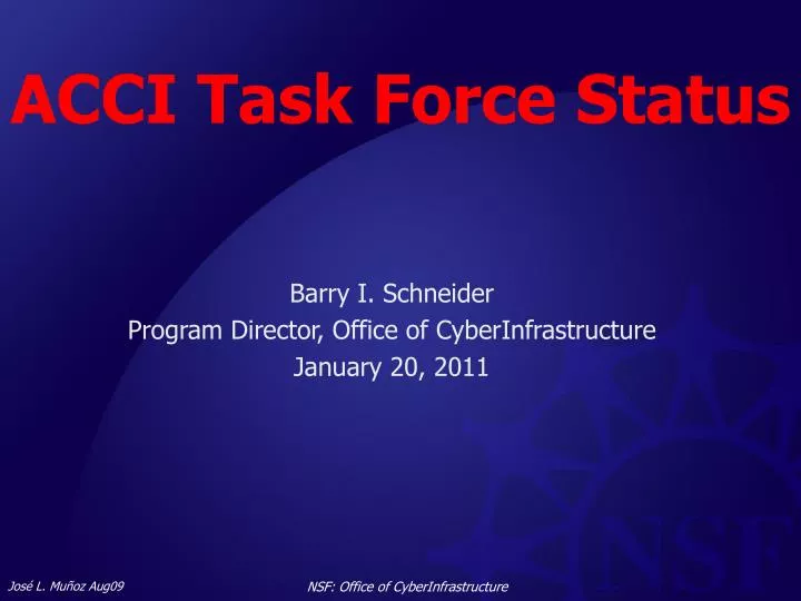acci task force status