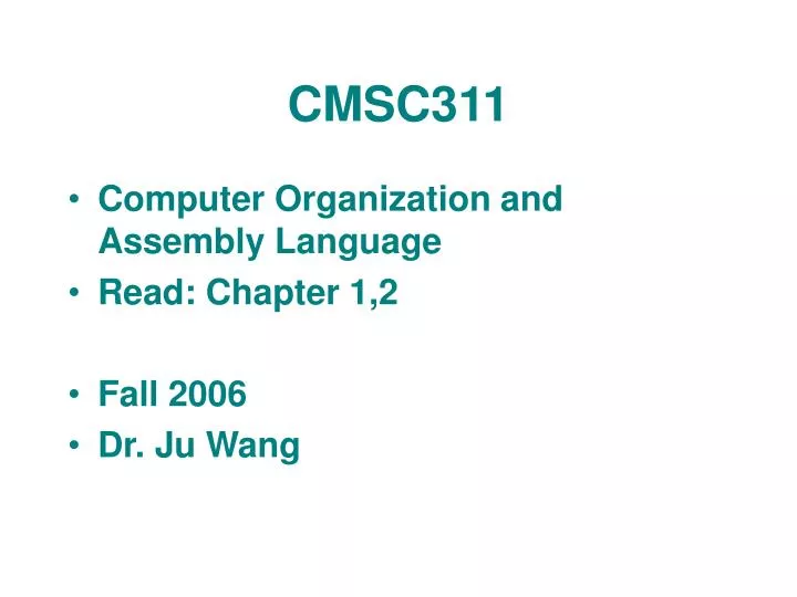 cmsc311