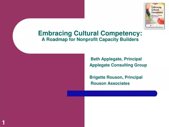 embracing cultural competency a roadmap for nonprofit capacity builders