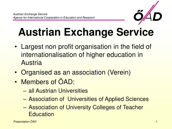 austrian exchange service