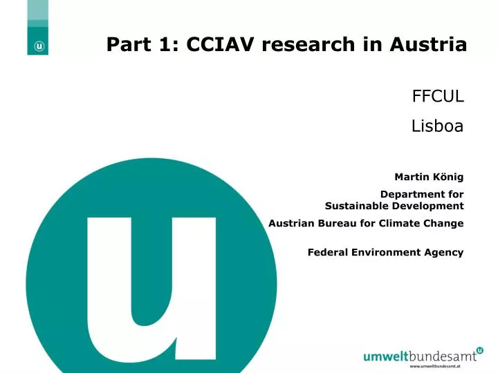 part 1 cciav research in austria