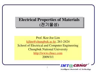 electrical properties of materials