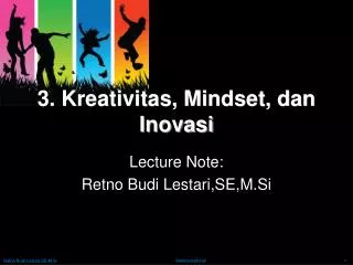 PPT - PERANAN KREATIVITAS DAN INOVASI DALAM KEWIRAUSAHAAN PowerPoint ...