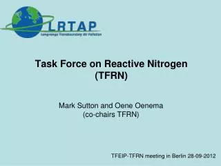 Task Force on Reactive Nitrogen (TFRN)