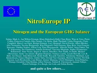 NitroEurope IP
