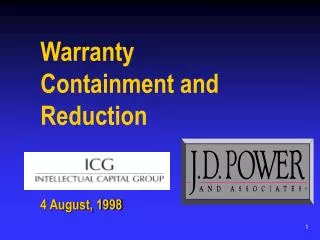 Warranty Containment and Reduction
