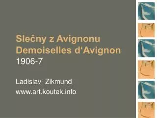 sle ny z avignonu demoiselles d avignon 1906 7