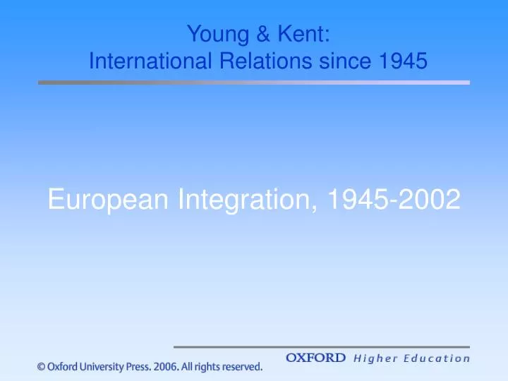 european integration 1945 2002