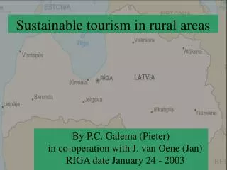 Sustainable tourism in rural areas