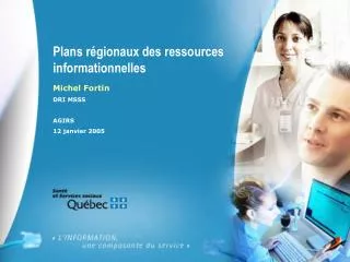 plans r gionaux des ressources informationnelles