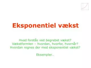 eksponentiel v kst