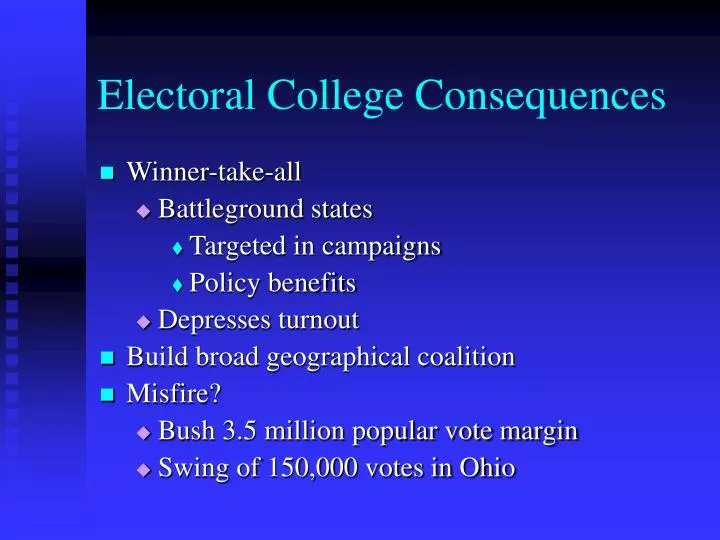 electoral college consequences