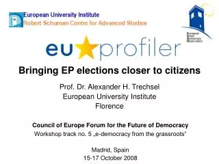Bringing EP elections closer to citizens