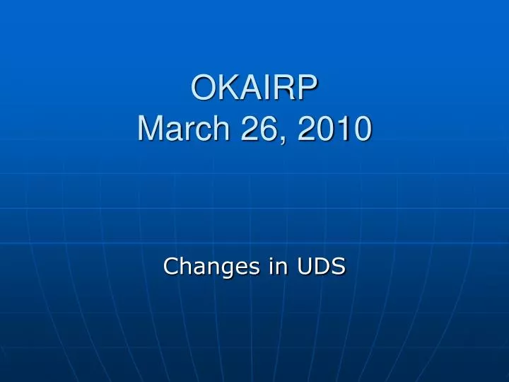 okairp march 26 2010