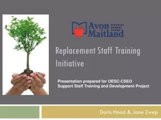 Replacement Staff Training Initiative