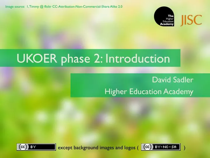 ukoer phase 2 introduction