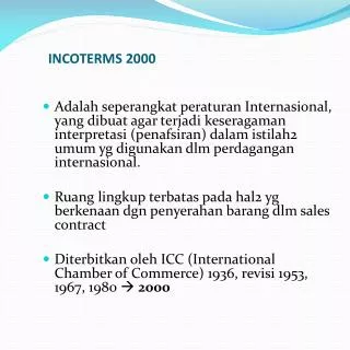 incoterms 2000