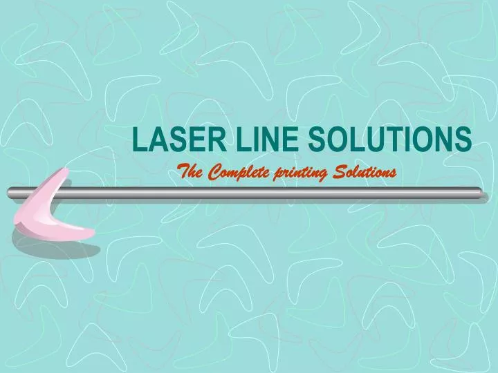 laser line solutions the complete printing solutions