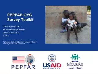 PEPFAR OVC Survey Toolkit